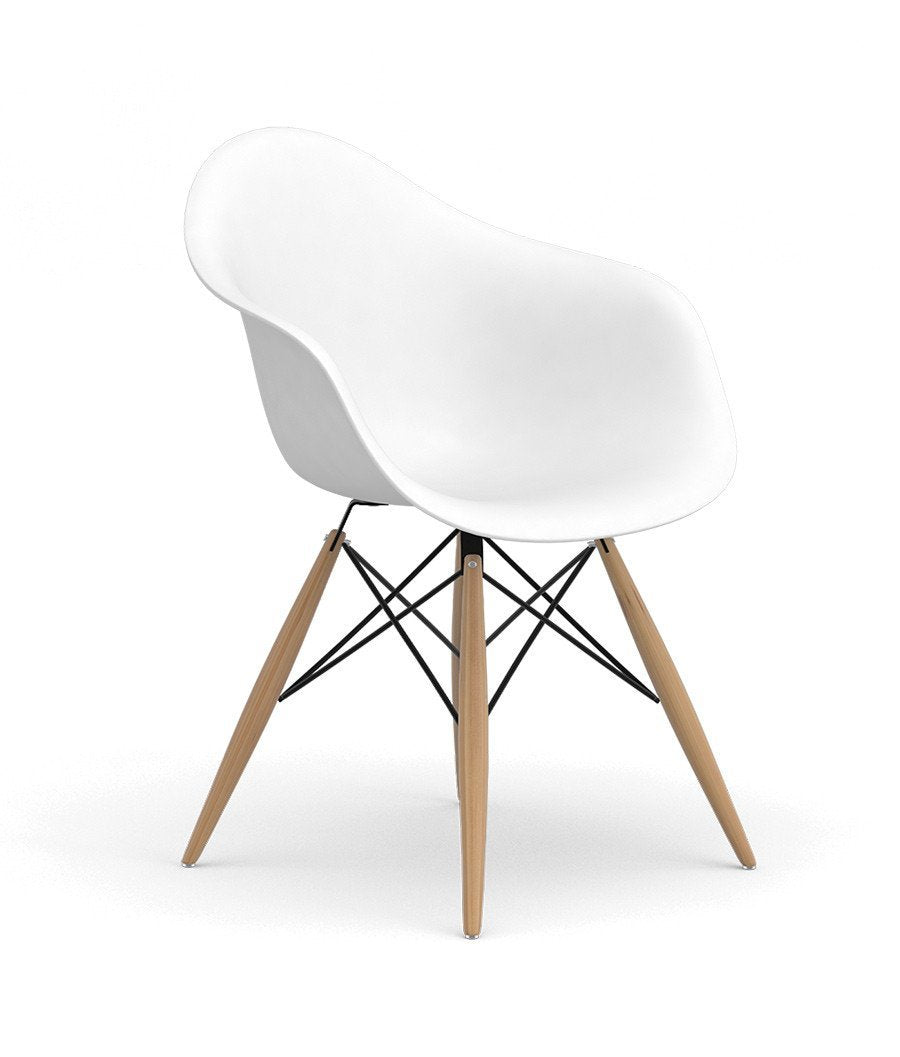 Mavi Vinyl Study Chair